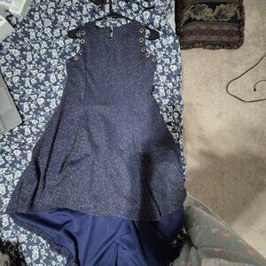 sparkling blue dress light weight